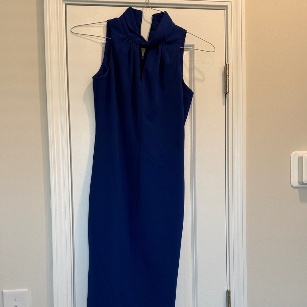 Calvin Klein Royal Blue Midi Dress